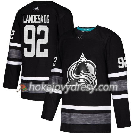 Pánské Hokejový Dres Colorado Avalanche Gabriel Landeskog 92 Černá 2019 NHL All-Star Adidas Authentic
